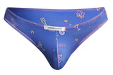 JUSTIN+SIMON Men's Underwear XSJ01 Classic Bikini Color Party