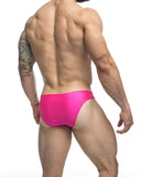 JUSTIN+SIMON Men's Underwear XSJ01 Classic Bikini Color Pink