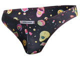 JUSTIN+SIMON Men's Underwear XSJ01 Classic Bikini Color Psycodelic
