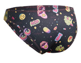 JUSTIN+SIMON Men's Underwear XSJ01 Classic Bikini Color Psycodelic