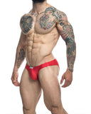 JUSTIN+SIMON Men's Underwear XSJ01 Classic Bikini Color Red