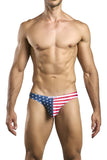 JUSTIN+SIMON Men's Underwear XSJ01 Classic Bikini Color USA Flag