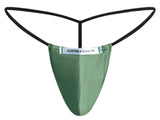 JUSTIN+SIMON Men's Underwear XSJ02 Classic G-String Color New Green