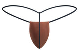 JUSTIN+SIMON Men's Underwear XSJ02 Classic G-String Color Ochre