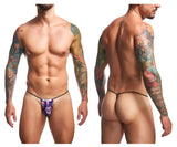 JUSTIN+SIMON Men's Underwear XSJ02 Classic G-String Color Pride