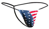 JUSTIN+SIMON Men's Underwear XSJ02 Classic G-String Color USA Flag