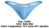 JUSTIN+SIMON XSJ03 Classic Thongs Color Baby Blue