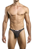 JUSTIN+SIMON Men's Underwear XSJ03 Classic Thongs Color Black Mesh