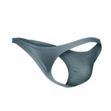 JUSTIN+SIMON Men's Underwear XSJ03 Classic Thongs Color Metal Green