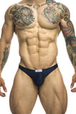 JUSTIN+SIMON Men's Underwear XSJ03 Classic Thongs Color Navy