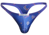 JUSTIN+SIMON Men's Underwear XSJ03 Classic Thongs Color Party