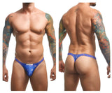 JUSTIN+SIMON Men's Underwear XSJ03 Classic Thongs Color Party