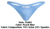 JUSTIN+SIMON XSJ03 Classic Thongs Color Peach Blue