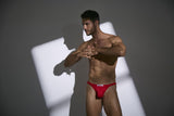 JUSTIN+SIMON XSJ03 Classic Thongs Color Peach Red