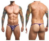 JUSTIN+SIMON Men's Underwear XSJ03 Classic Thongs Color Pride