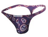 JUSTIN+SIMON Men's Underwear XSJ03 Classic Thongs Color Pride