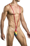 JUSTIN+SIMON Men's Underwear XSJ04 Sling Color Pride Flag