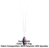 JUSTIN+SIMON Men's Underwear XSJ04 Sling Color USA Flag
