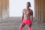 JUSTIN+SIMON XSJ08 Classic Trunks Color Coral