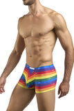 JUSTIN+SIMON Men's Underwear XSJ08 Classic Boxer Color Pride Flag