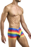 JUSTIN+SIMON Men's Underwear XSJ08 Classic Boxer Color Pride Flag