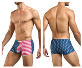 JUSTIN+SIMON Men's Underwear XSJ08 Classic Boxer Color USA Flag