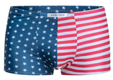JUSTIN+SIMON Men's Underwear XSJ08 Classic Boxer Color USA Flag
