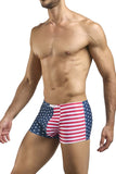 JUSTIN+SIMON Men's Underwear XSJ08 Classic Boxer Color USA Flag