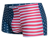 JUSTIN+SIMON Men's Underwear XSJ08 Classic Boxer Color USA Flag