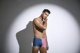 JUSTIN+SIMON Men's Underwear XSJ08 Classic Boxer Color USA Flag