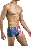 JUSTIN+SIMON Men's Underwear XSJ08 Classic Boxer Color USA Flag