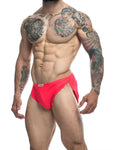 JUSTIN+SIMON XSJ09 Running Shorts Color Coral