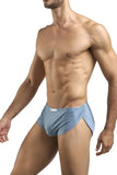 JUSTIN+SIMON Men's Underwear XSJ09 Running Shorts Color Metal Green