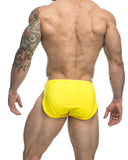 JUSTIN+SIMON Men's Underwear XSJ09 Running Shorts Color Yellow