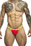 JUSTIN+SIMON XSJ12 Bikini One Color Coral