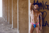 JUSTIN+SIMON Men's Underwear XSJ12 Bikini One Color Royal Blue