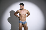 JUSTIN+SIMON XSJ13 Cheeky Bulge Boxer Color Metal Green