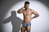 JUSTIN+SIMON XSJ13 Cheeky Bulge Boxer Color Metal Green