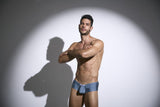 JUSTIN+SIMON XSJ13 Cheeky Bulge Boxer Color Metal Green