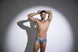 JUSTIN+SIMON XSJ13 Cheeky Bulge Boxer Color Metal Green