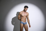 JUSTIN+SIMON XSJ13 Cheeky Bulge Boxer Color Metal Green