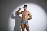 JUSTIN+SIMON XSJ13 Cheeky Bulge Boxer Color Metal Green