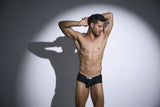 JUSTIN+SIMON XSJ13 Cheeky Bulge Boxer Color Peach Black