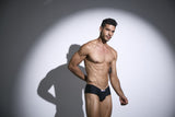 JUSTIN+SIMON XSJ13 Cheeky Bulge Boxer Color Peach Black