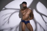 JUSTIN+SIMON XSJ13 Cheeky Bulge Boxer Color Peach Navy