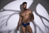 JUSTIN+SIMON XSJ13 Cheeky Bulge Boxer Color Peach Navy