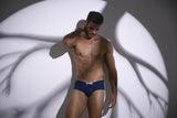 JUSTIN+SIMON XSJ13 Cheeky Bulge Boxer Color Peach Navy