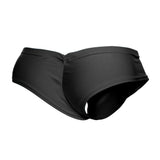 JUSTIN+SIMON Men's Underwear XSJ22 Cheek Briefs Color Black