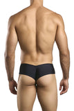 JUSTIN+SIMON Men's Underwear XSJ22 Cheek Briefs Color Black