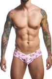 JUSTIN+SIMON Men's Underwear XSJ22 Cheek Briefs Color Coquette